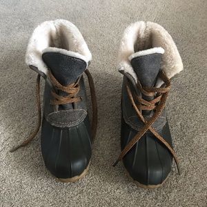 Sporto Faux Fur Duck Boots